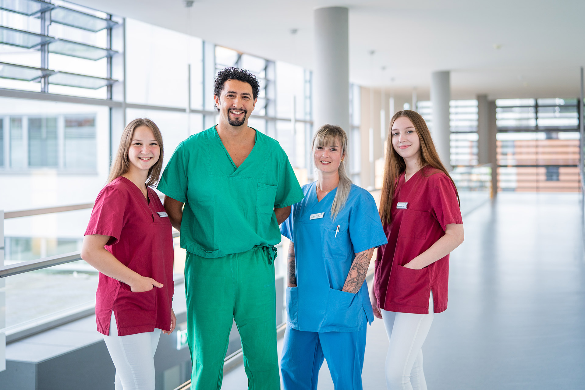 Malin Thielen, Dr. Adil Maouzi,Svenja Wagner, Laura Peters