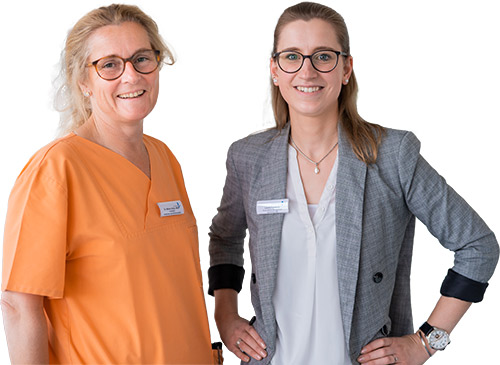 Maike Höltje und Laura Ponocny