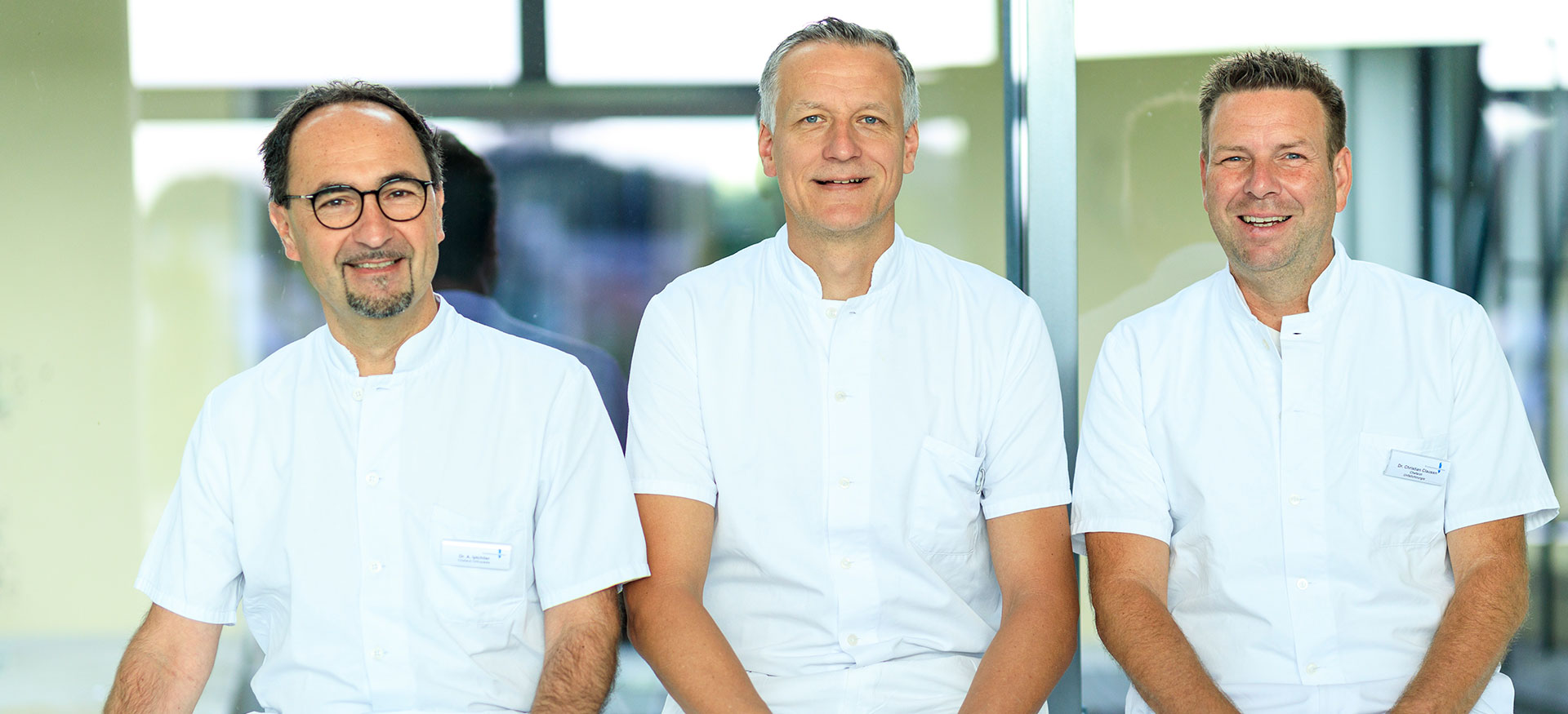 Drei Ärzte der Krankenhäuser Buchholz und Winsen